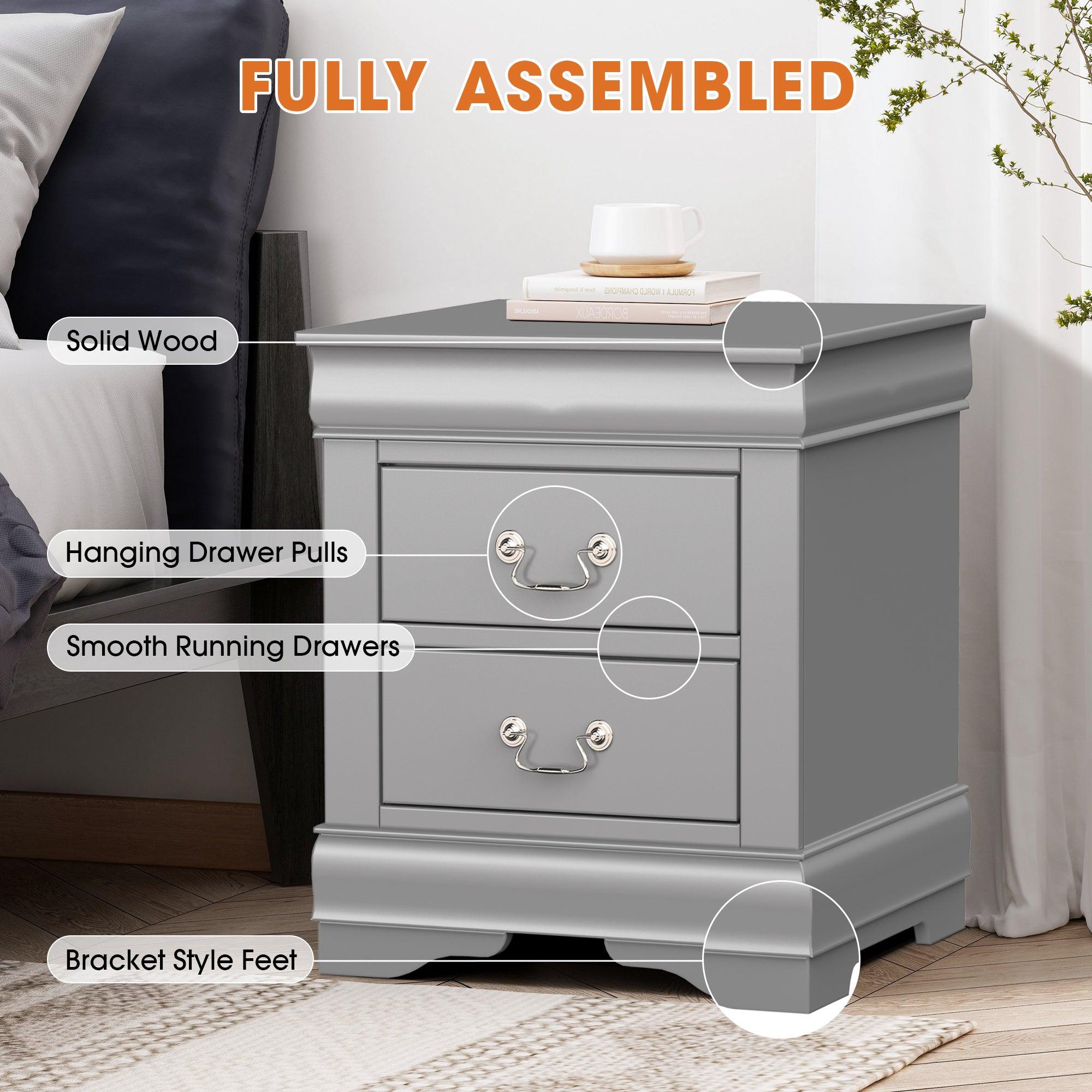 Furniture of America Night Stand Louis Philippe